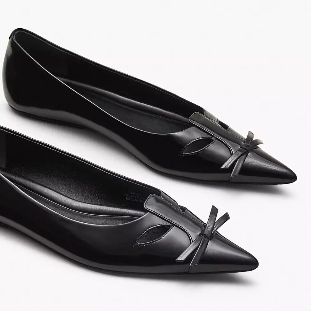 Marc Jacobs Black leather Ballerinas